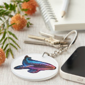 Wunderbarer Wal Schlüsselanhänger (Vorderseite rechts)