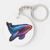 Wunderbarer Wal Schlüsselanhänger (Rückseite)