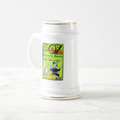 Wunderbarer Zauberer von Oz Bierglas (Vorderseite Links)