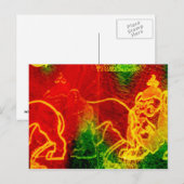 Wunderbarer Zauberer von Oz Cofeis Lion Postcard Postkarte (Vorne/Hinten)