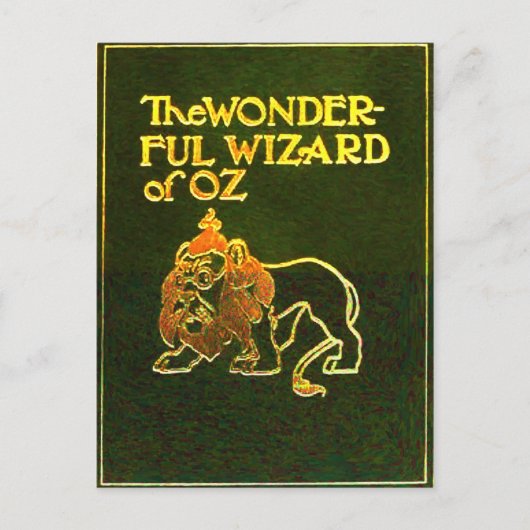 Wunderbarer Zauberer von Oz Cofeis Lion Postcard Postkarte (Vorderseite)