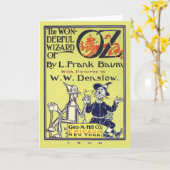 Wunderbarer Zauberer von Oz Karte (Gelbe Blume)