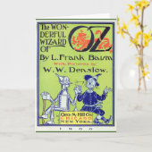 Wunderbarer Zauberer von Oz Karte (Gelbe Blume)