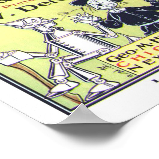 Wunderbarer Zauberer von Oz Poster (Ecke)