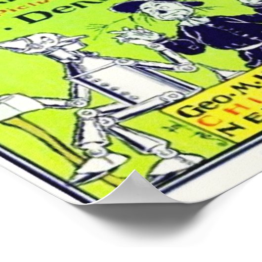 Wunderbarer Zauberer von Oz Poster (Ecke)