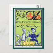 Wunderbarer Zauberer von Oz Postkarte (Vorne/Hinten)