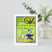 Wunderbarer Zauberer von Oz Postkarte (Stehend Vorderseite)