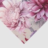 Wunderbares Array großer botanischer Blume Seidenpapier (Ausschnitt)