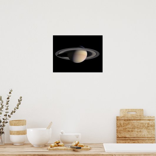 Wunderbares Bild Saturns von der NASA Poster (Küche)