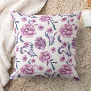 Wunderbares botanisches Blumendesign Kissen
