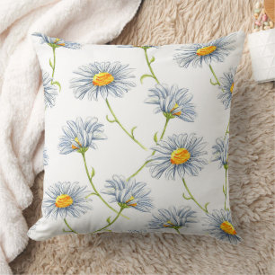 Wunderbares botanisches Blumendesign Kissen