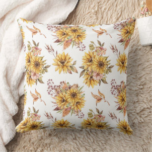 Wunderbares botanisches Blumendesign Kissen
