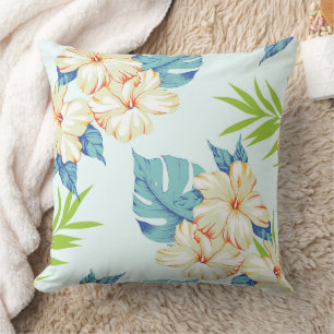 Wunderbares botanisches Blumendesign Kissen