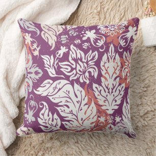 Wunderbares botanisches Blumendesign Kissen
