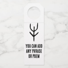 Wunderbares Chinesisch-Zodiac-Ox-#001- Flaschenanhänger