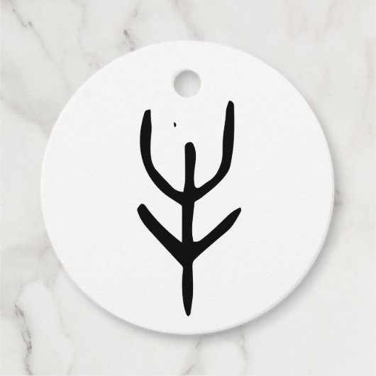 Wunderbares Chinesisch-Zodiac-Ox-#001- Geschenkanhänger (Vorderseite)