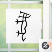 Wunderbares Chinesisch - Zodiac-Tiger-#001- Fensteraufkleber (Zuhause)