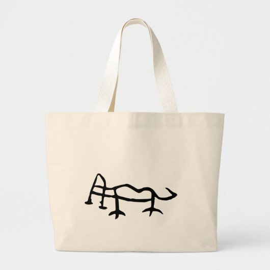 Wunderbares Chinesisch - Zodiac-Tiger-#001- Jumbo Stoffbeutel (Vorne)