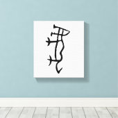 Wunderbares Chinesisch - Zodiac-Tiger-#001- Leinwanddruck (Insitu (Holzboden))