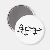 Wunderbares Chinesisch - Zodiac-Tiger-#001- Magnet (Vorderseite/Rückseite)