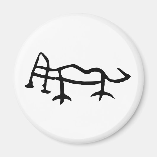 Wunderbares Chinesisch - Zodiac-Tiger-#001- Magnet (Vorne)