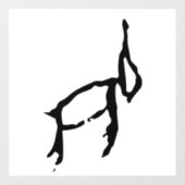 Wunderbares Chinesisches Kaninchen-#001- Fensteraufkleber (Blatt)