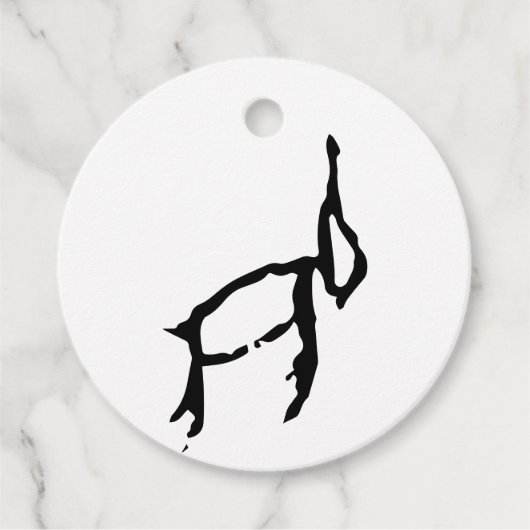 Wunderbares Chinesisches Kaninchen-#001- Geschenkanhänger (Vorderseite)