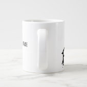 Wunderbares Chinesisches Kaninchen-#001- Jumbo-Tasse (Rückseite)