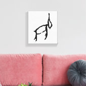 Wunderbares Chinesisches Kaninchen-#001- Leinwanddruck (Insitu (Wohnzimmer))