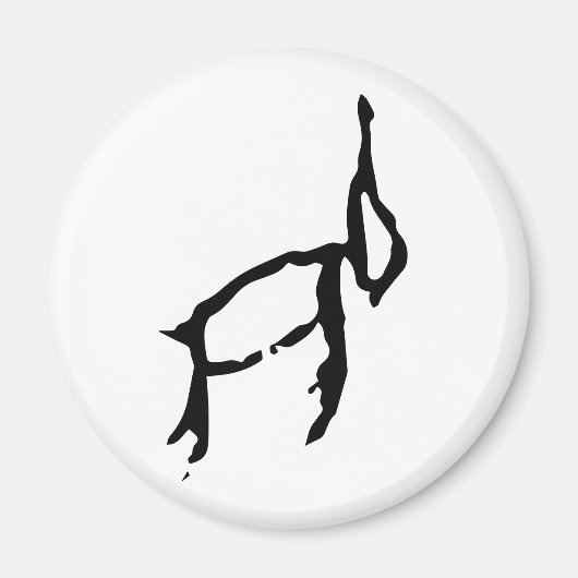 Wunderbares Chinesisches Kaninchen-#001- Magnet (Vorne)