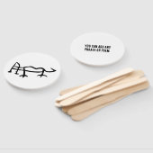 Wunderbares chinesisches Zodiac-Tiger- Fächer (Non-assembled)