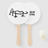 Wunderbares chinesisches Zodiac-Tiger- Fächer (Vorne und Hinten)