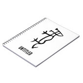 Wunderbares chinesisches Zodiac-Tiger- Notizblock (Linke Seite)