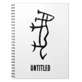 Wunderbares chinesisches Zodiac-Tiger- Notizblock (Vorderseite)