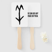 Wunderbares Chinesisches Zodiac-Ziegen-#001- Fächer (Vorne und Hinten)