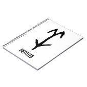 Wunderbares Chinesisches Zodiac-Ziegen-#001- Notizblock (Linke Seite)