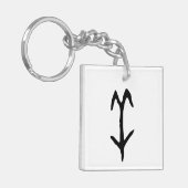 Wunderbares Chinesisches Zodiac-Ziegen-#001- Schlüsselanhänger (Vorderseite links)