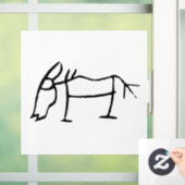 Wunderbares Chinesisches Zodiakorse-#001- Fensteraufkleber (Zuhause)