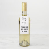 Wunderbares Chinesisches Zodiakorse-#001- Flaschenanhänger (Auf Flasche)