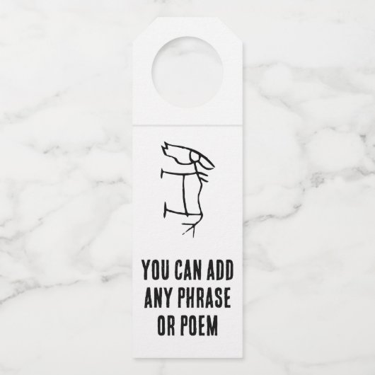 Wunderbares Chinesisches Zodiakorse-#001- Flaschenanhänger (Vorderseite)