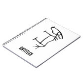 Wunderbares chinesisches Zodiakorse-#001 Notizblock (Linke Seite)