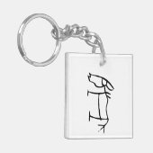 Wunderbares Chinesisches Zodiakorse-#001- Schlüsselanhänger (Vorderseite links)