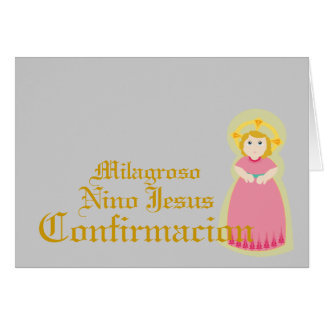 Wunderbares " Confirmacion" - Spanisch-Fertigen