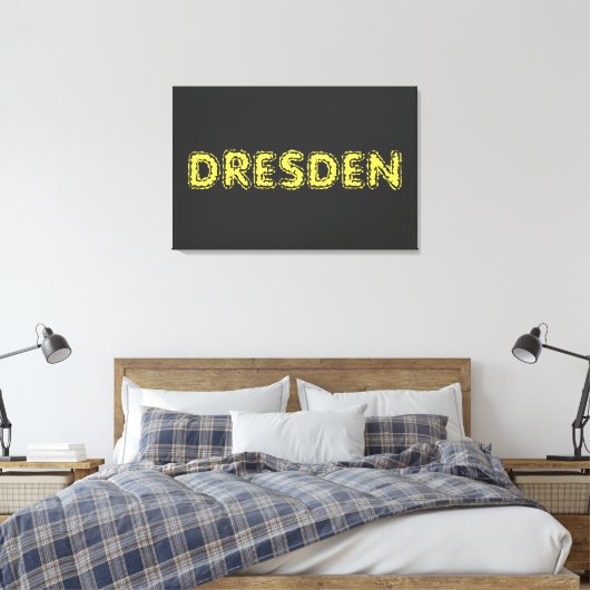 Wunderbares Design für alle Dresdner Leinwanddruck (Insitu (Schlafzimmer))