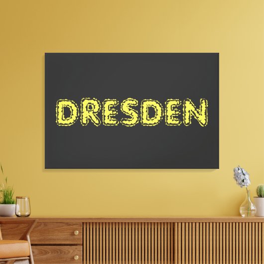 Wunderbares Design für alle Dresdner Leinwanddruck (Insitu (Wohnzimmer))