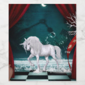 Wunderbares Einhorn Weinetikett (Einzelnes Label)