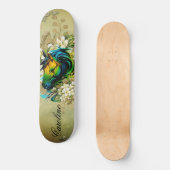 Wunderbares, farbiges Pferd Skateboard (Vorderseite)