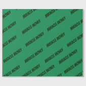 Wunderbares Geld ist in meinen Händen Geschenkpapier (Flach)