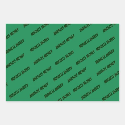 Wunderbares Geld liegt in meinen Händen Geschenkpapier Set (Vorderseite 2)