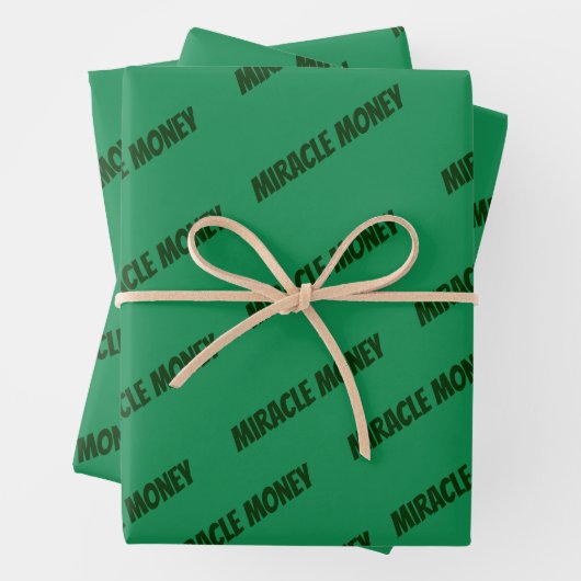 Wunderbares Geld liegt in meinen Händen Geschenkpapier Set (Beispiel)